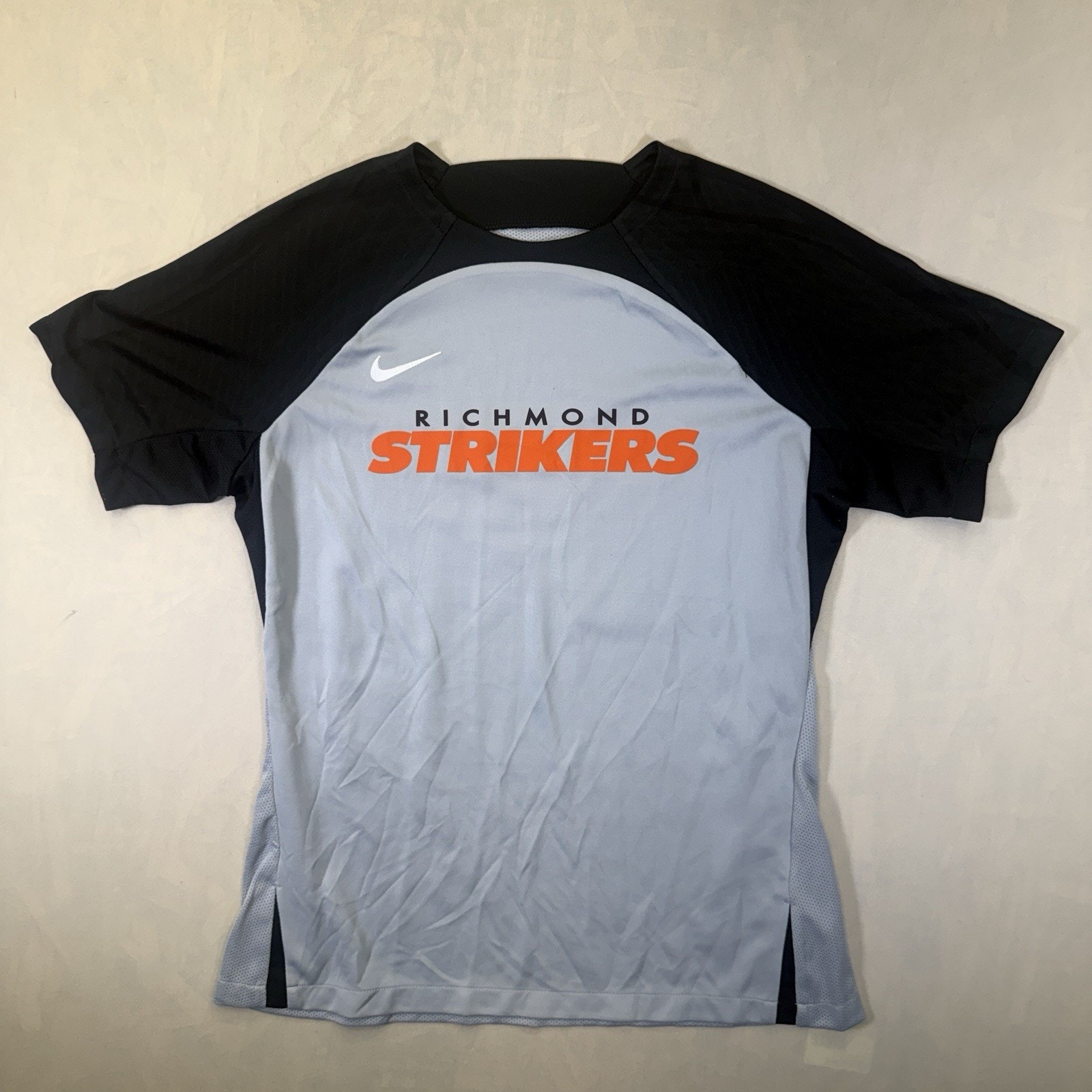 Nike Dri-Fit Richmond Strikers Chesterfield Soccer Black S Short Sleeve Jersey M